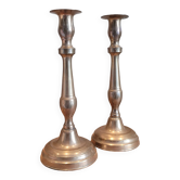 La Redoute x Selency pair of brass candle holders 04