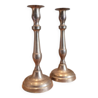La Redoute x Selency pair of brass candle holders 04