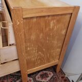 Vintage chest of drawers holes drawers