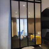 Old glass mirror completely restored