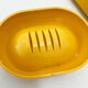 Ensemble de salle de bain jaune par Gedy, 1970s