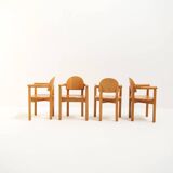 Solid Pine Dining Set by Rainer Daumiller for Hirtshals Savvaerk, Denmark