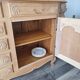 Low buffet in solid cherry wood renovated – Louis XV style – 250 cm