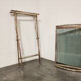 Vintage faux bamboo folding table, 1950s