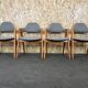 Set of 4 teak chairs by Kai Kristiansen for Sva Møbler Danish Design 60s 70s
