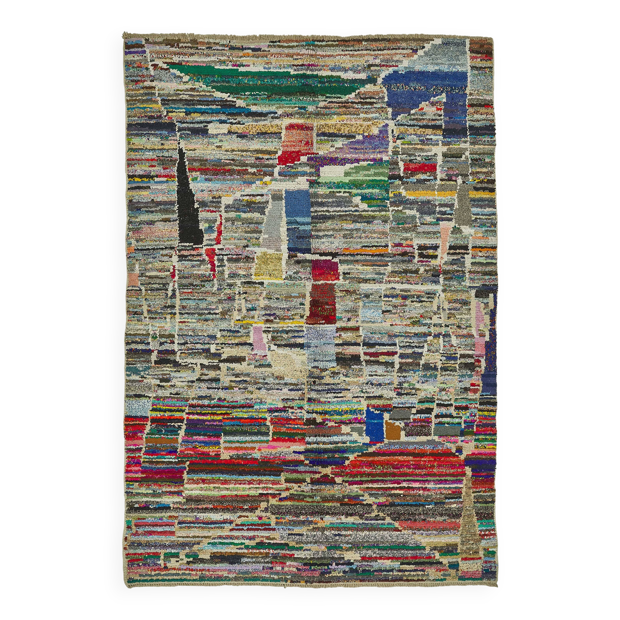 Handwoven Turkish Recycled Boho Rug 170 cm x 266 cm