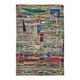 Handwoven Turkish Recycled Boho Rug 170 cm x 266 cm