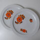 2 vintage Saxon porcelain presentation dishes