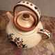 Gargoulette / Jug signed Longchamp - Hand-painted ceramic - Vintage