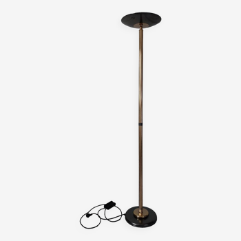 Italian floor lamp in gold metal