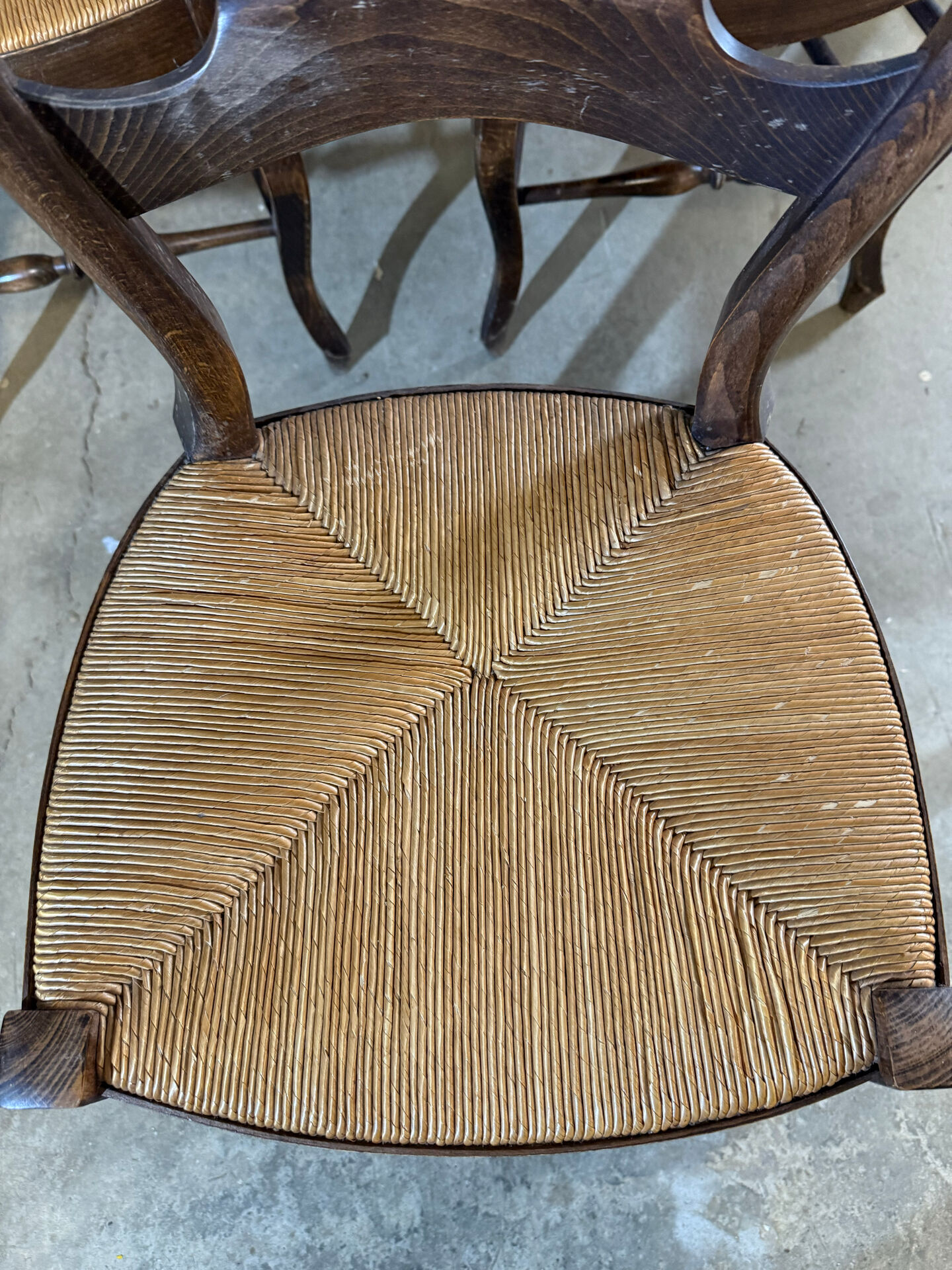 Straw chairs