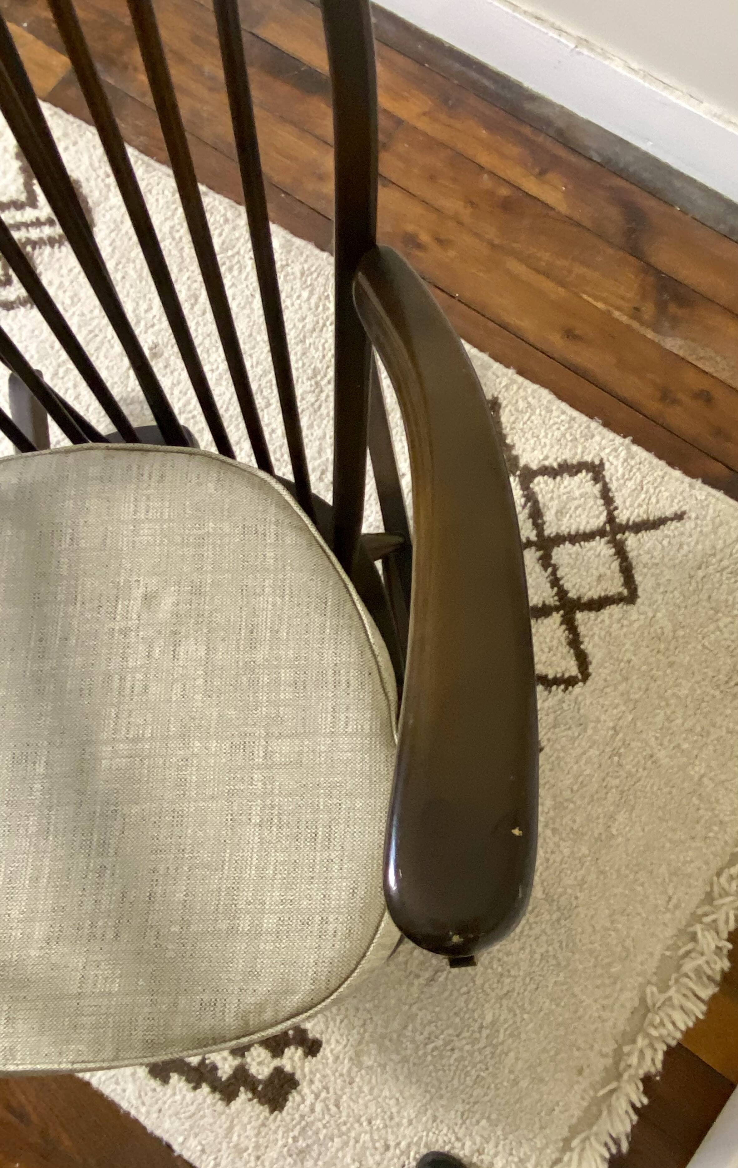 Rocking chair Ercol, Lucian Ercolani, Year 1956