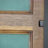 English window painted waxed wood