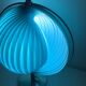 Vintage 1980 Kare Moon blue lamp - 37 cm