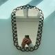 Rattan rear-view mirror