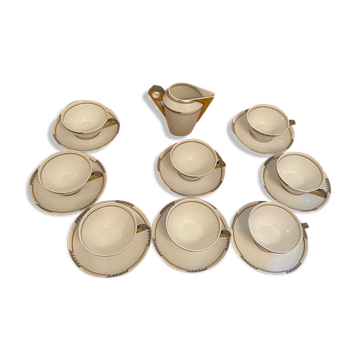 Service à café années 20-30 porcelaine de Limoges