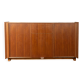 Functional folding bed from the 1960s, teak veneer