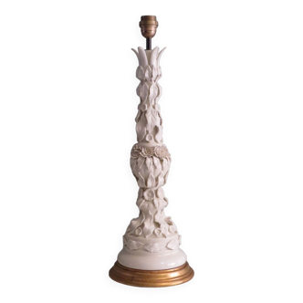 Large ceramic table lamp by Bondia Manises Spain 1950-160