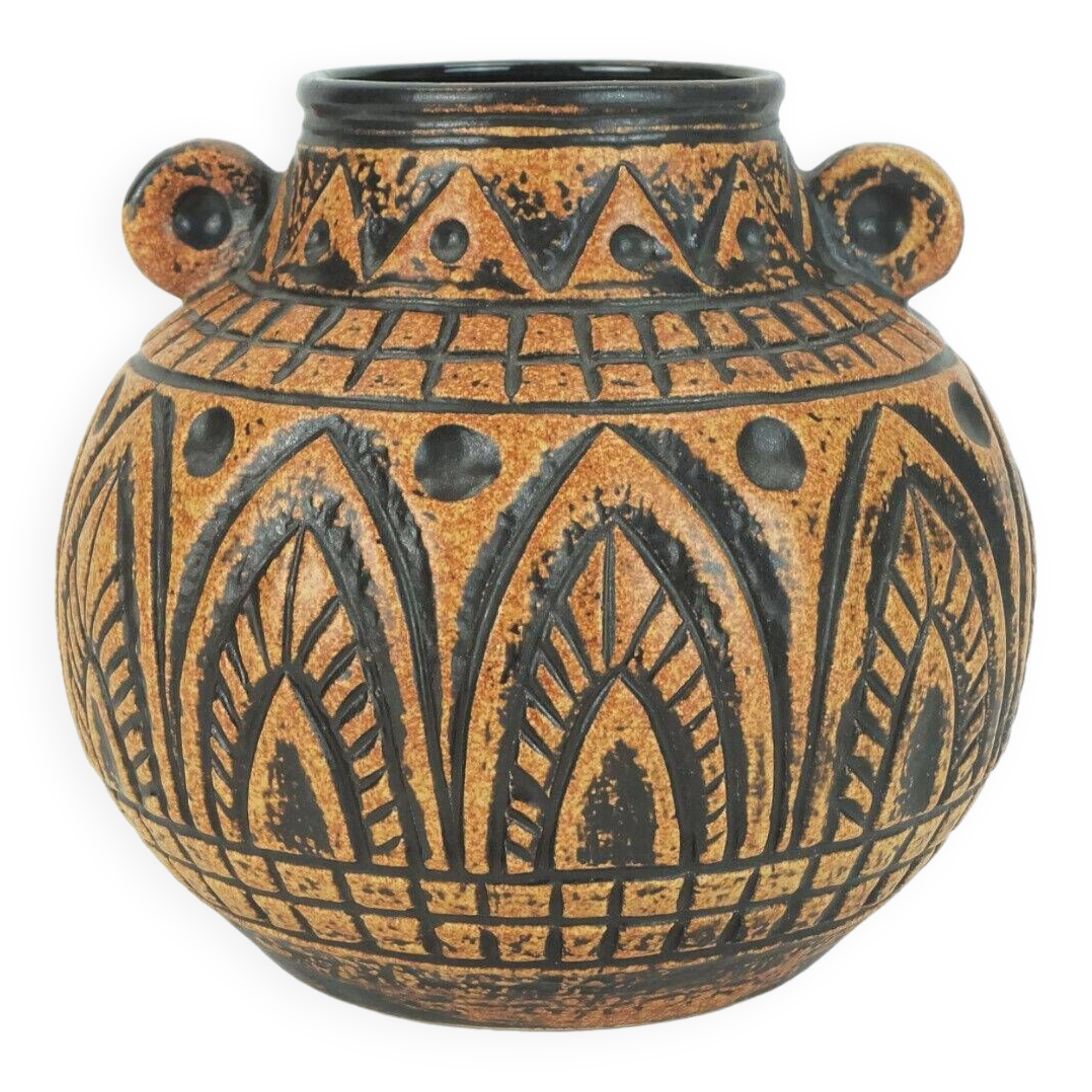 Mid century vase jasba model n 312 11 20 abstract decor