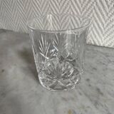 Set of five crystal whisky glasses