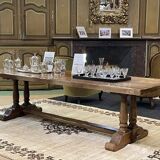 1950s oak monastery table