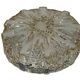 1960s 1970s Ceiling Lamp Flush Mount in Glass & Metal Space Age Design