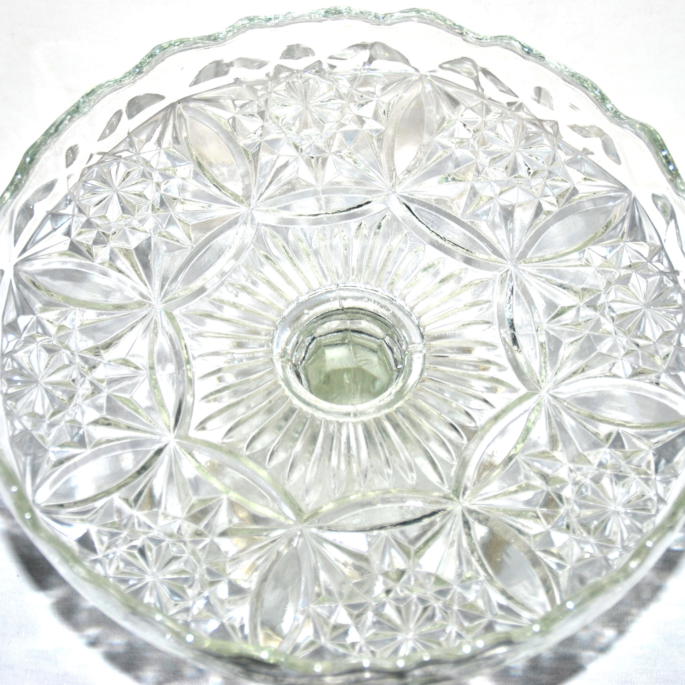 Plat à tarte vintage plat sur pied patisserie 1950