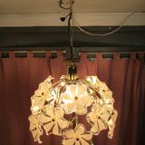 Suspension, vintage chandelier, 18 flowers