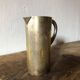 Vintage carafe, brass metal carafe, pitcher, flower pot, kitchen, decoration