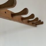Wooden coat rack