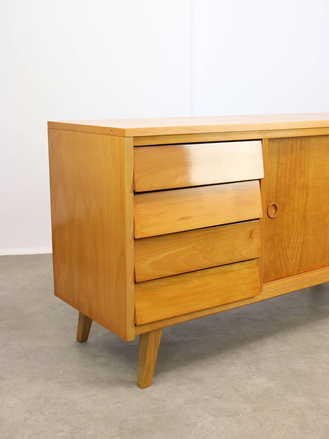 Mid-Century Italian Wooden Sideboard, 1950s