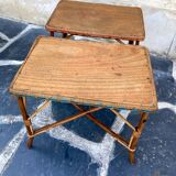 Vintage wicker tables two
