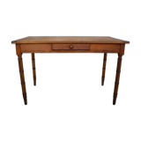 Pitch pine desk false bamboo Napoleon III