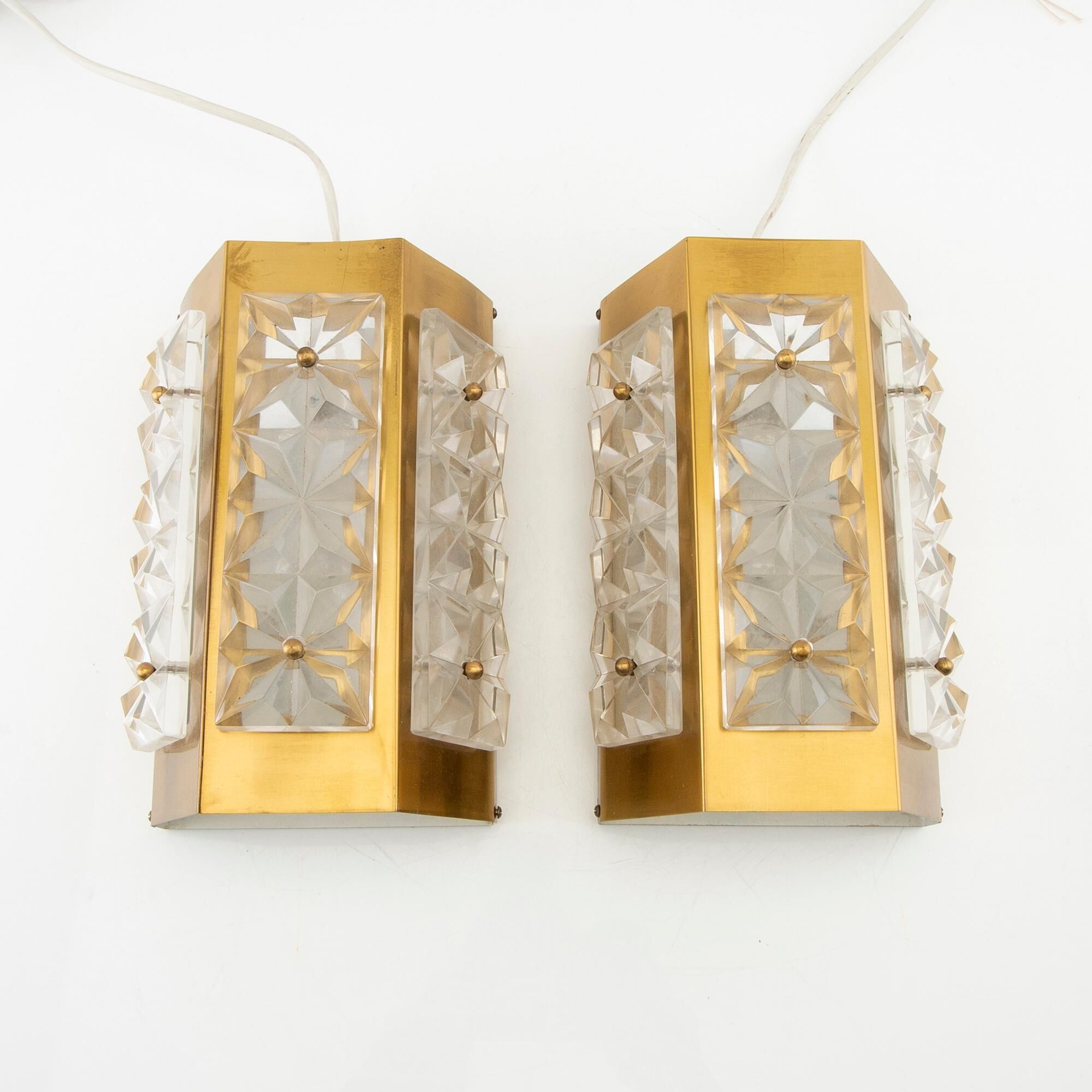 Lights by Einar Backstrom a pair 1960 Sweden