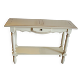 Console élégante et classique – couleur crème – 1 tiroir