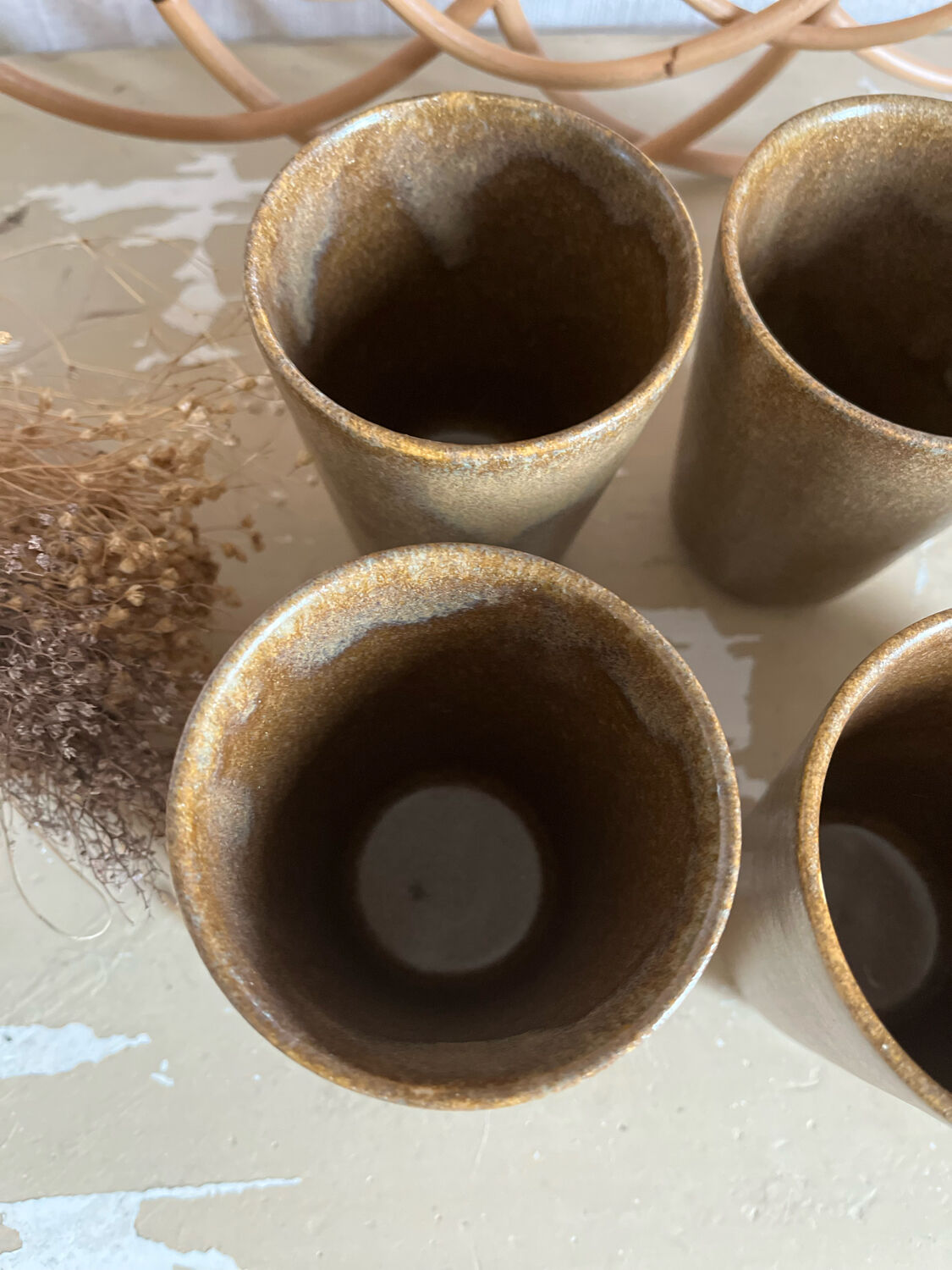 Digoin stoneware glasses