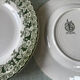 Set of 12 flat plates Moulin des loups model Mûrier