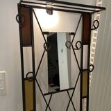 Wrought iron coat rack