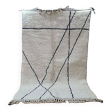 Handmade wool Berber rug 250x150 cm
