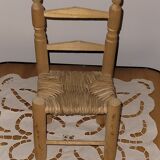 Chaise de poupée artisanale - vintage
