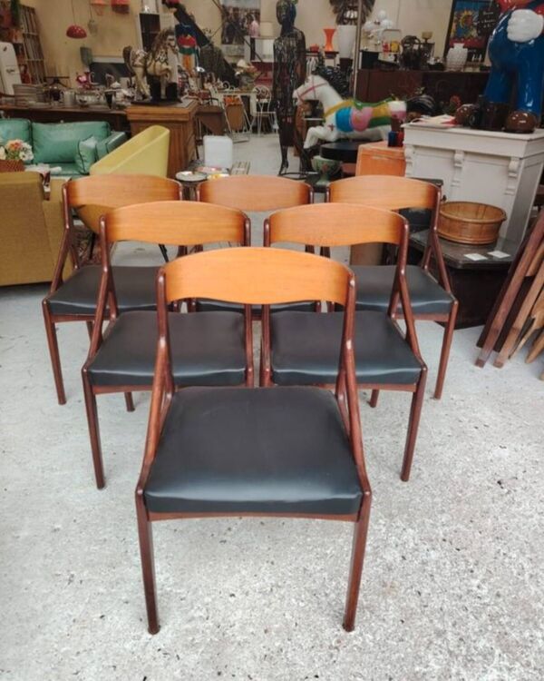 Suite de 6 chaise baumann