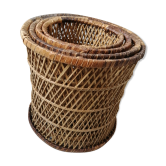 Vintage wicker basket