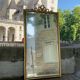 Important 19th Century Beveled Mirror with Pediment - Louis XVI Style - 81cm X 163cm
