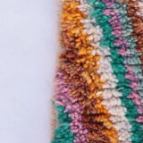 Abstract and Colourful Beni Ouarain Rug, Handmade in Wool, 300x200cm