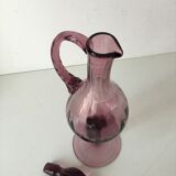 Aiguière en verre Murano