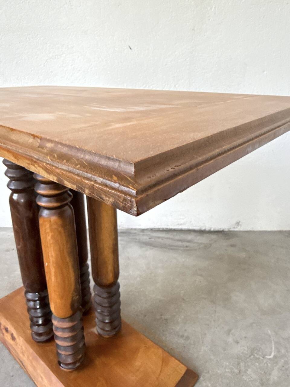 Dudouyt Courtray oak art deco console table
