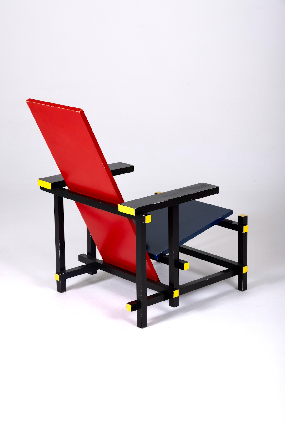 Armchair "Rouge Bleu" Bauhaus spirit, 1970s
