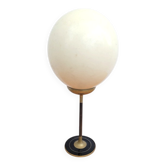 Ostrich egg on a brass stand