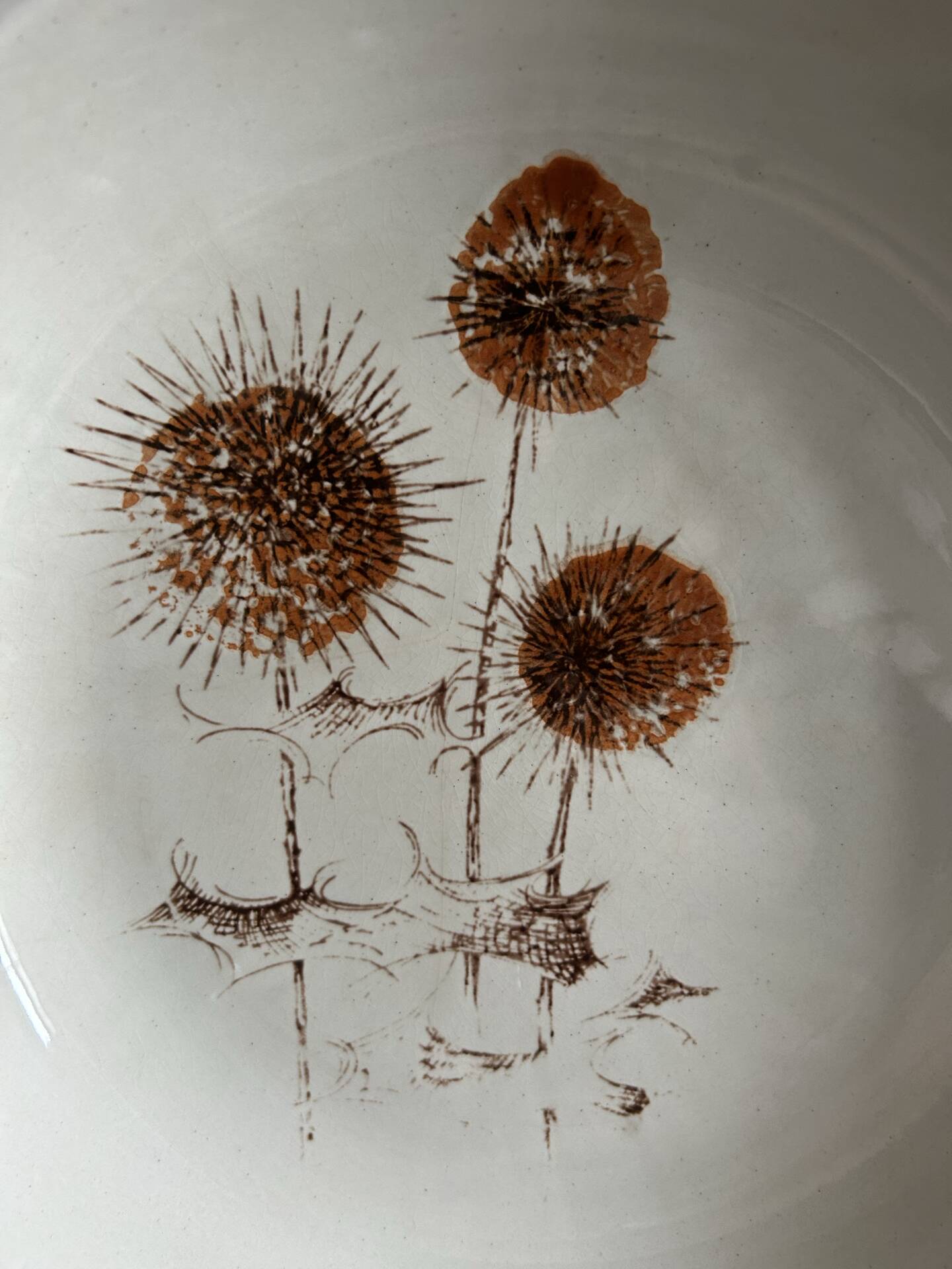 Plates and serving dish Sarreguemines