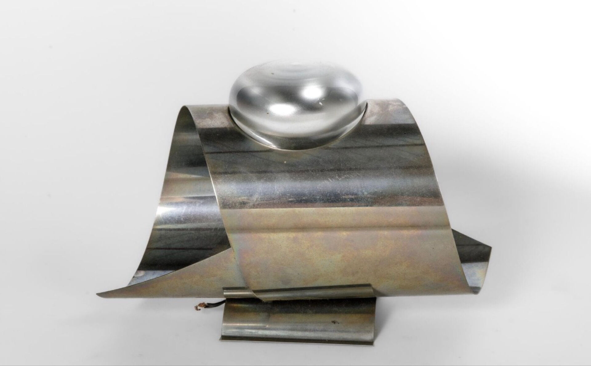 Space Age wall light in chrome metal – 1970s – OXAR style